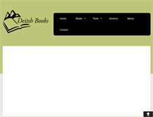 Tablet Screenshot of deitshbooks.com